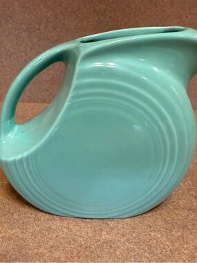 Fiesta Turquoise Disc Pitcher